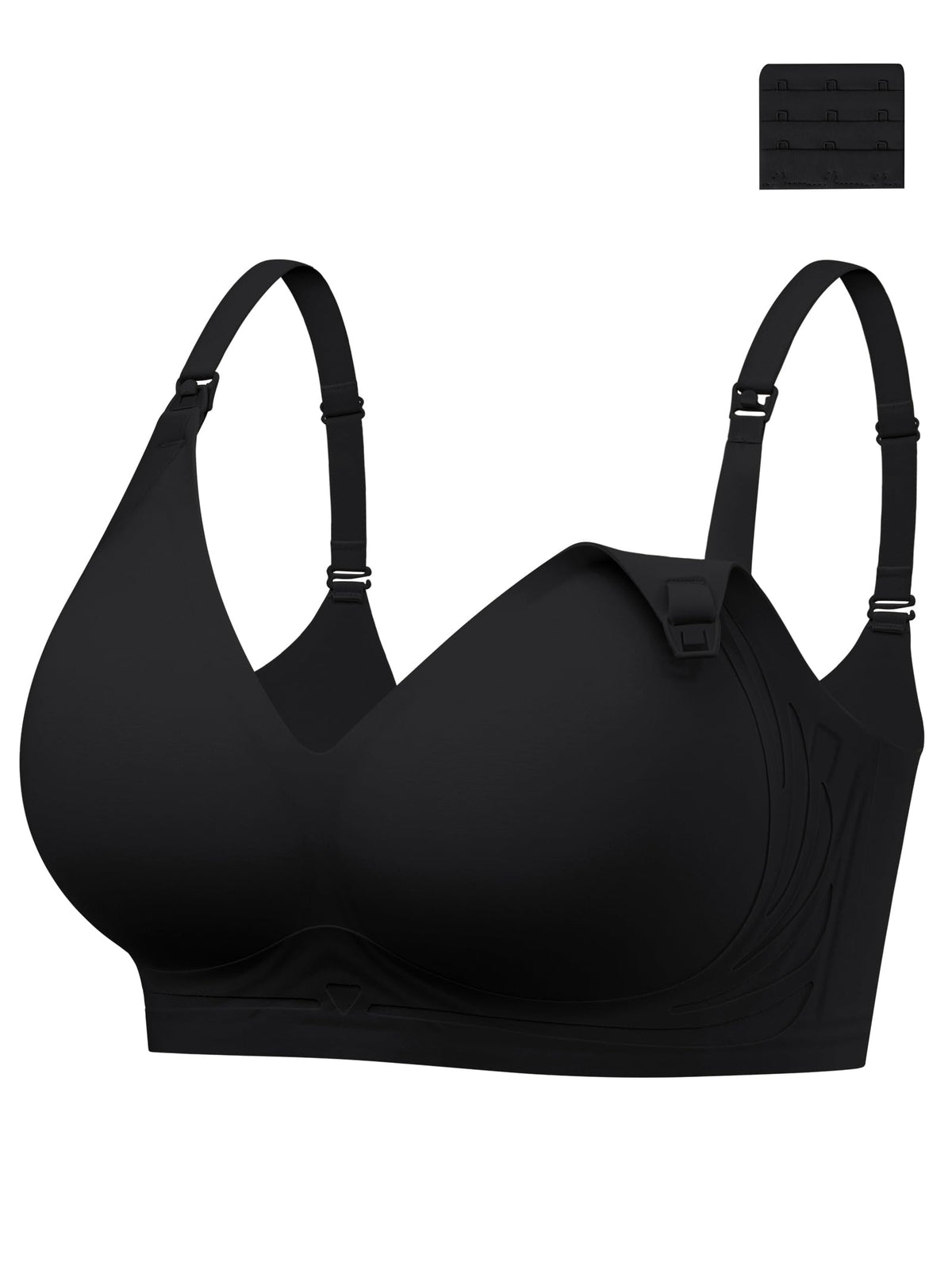 HBselect Nursing Bras for Breastfeeding 3 Pack Women Maternity Jelly Bras