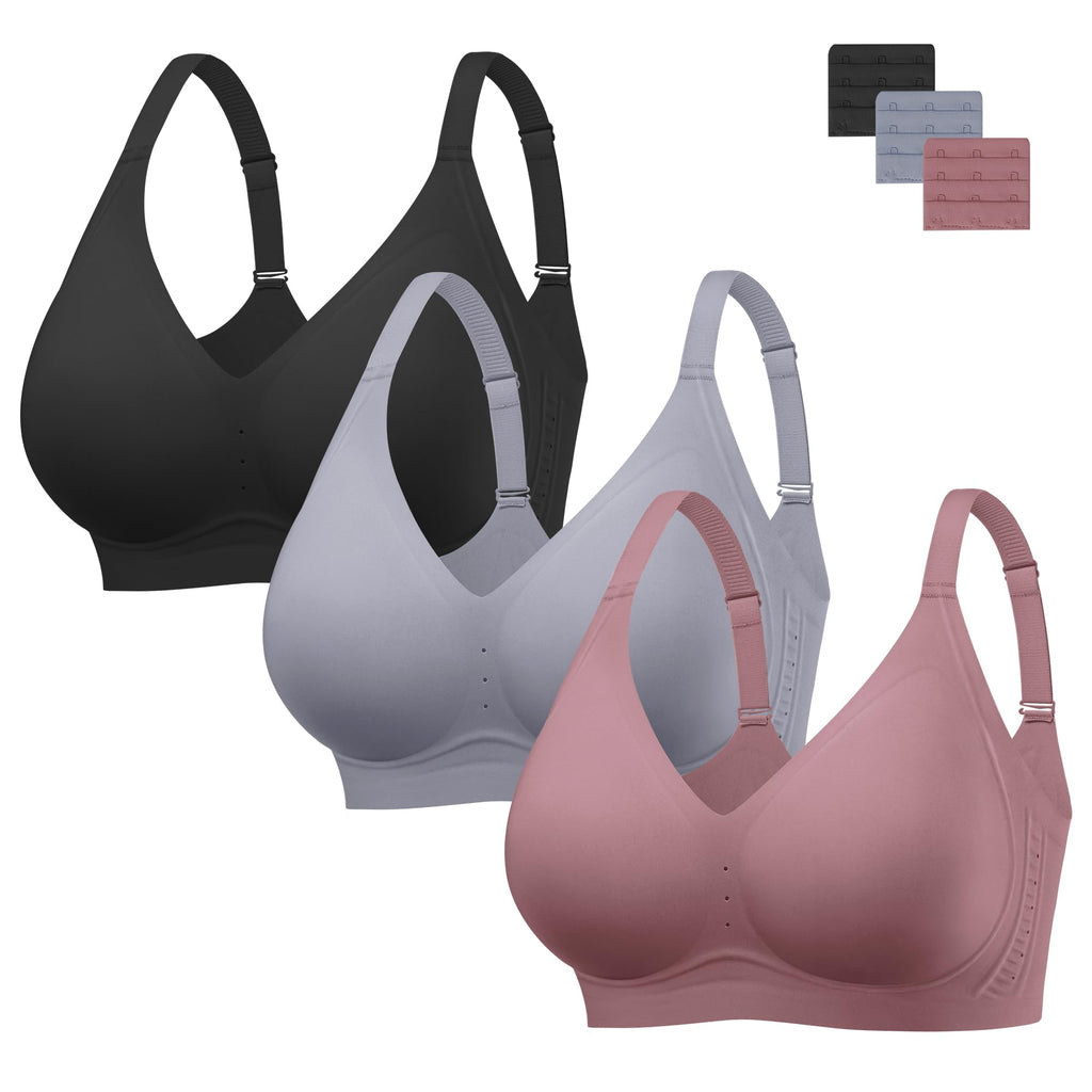 HBselect Jelly Bras for Women Wireless Seamless Comfort Full Coverage Bra