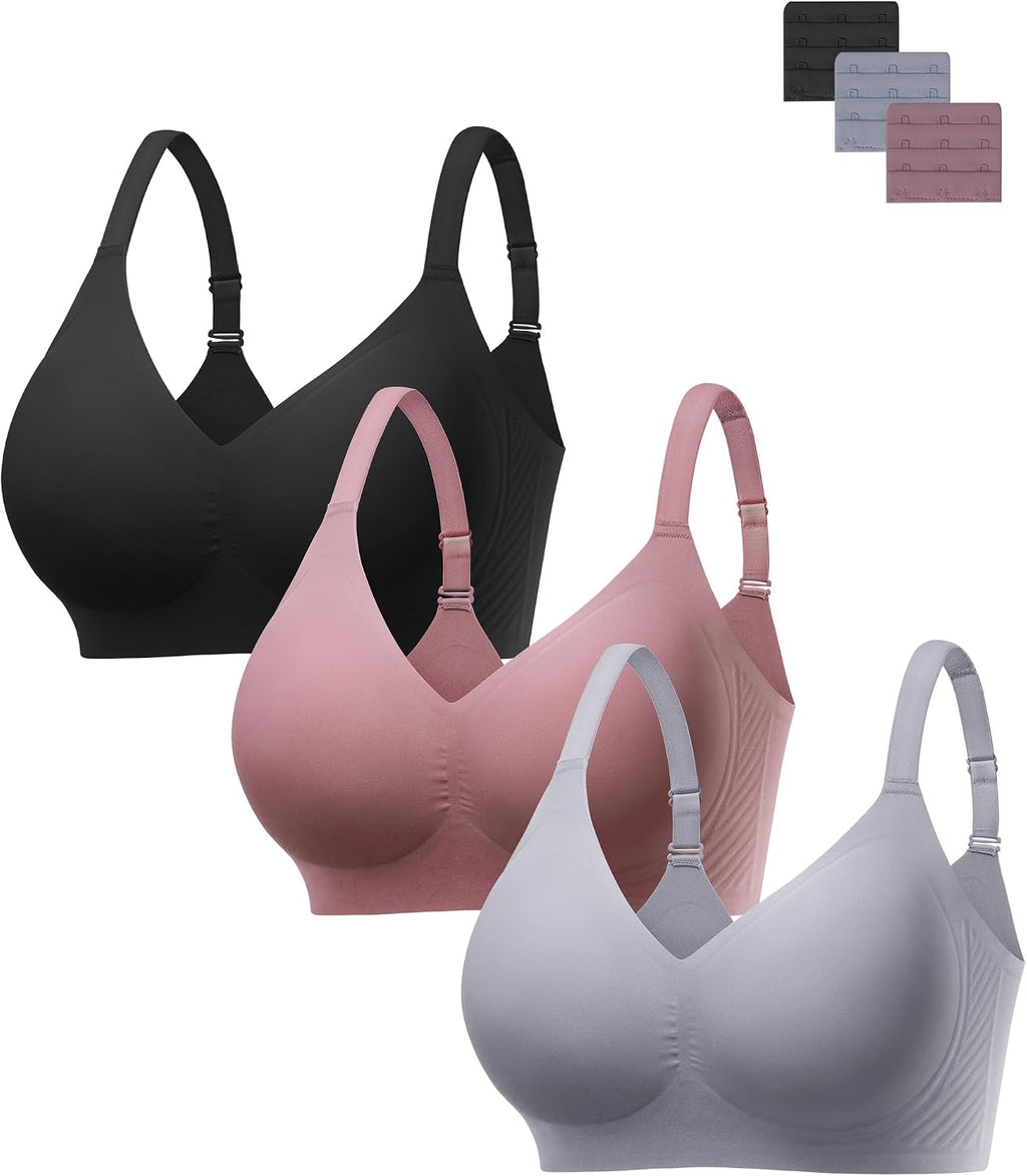 HBselect Jelly Bras for Women Seamless Push Up Wireless Tshirts Bralettes