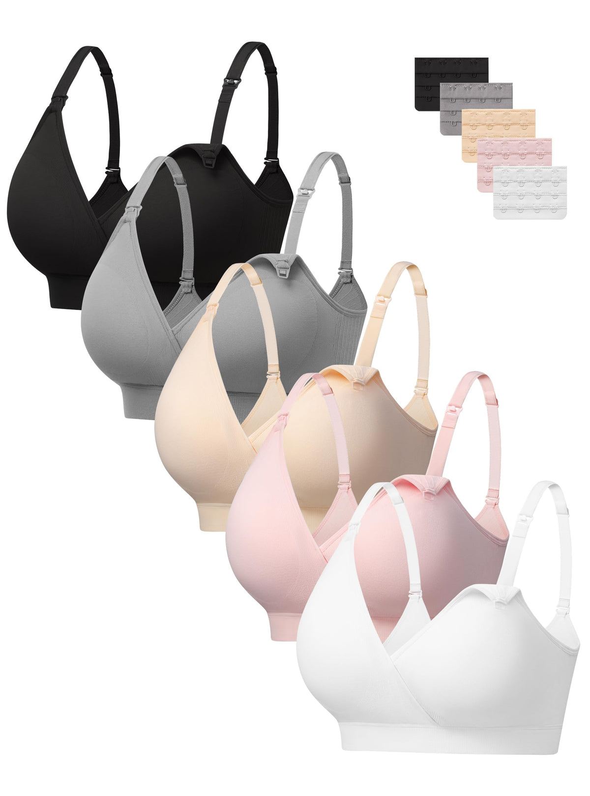HBselect Nursing Bras for Breastfeeding, Seamless Maternity Bra Wireless