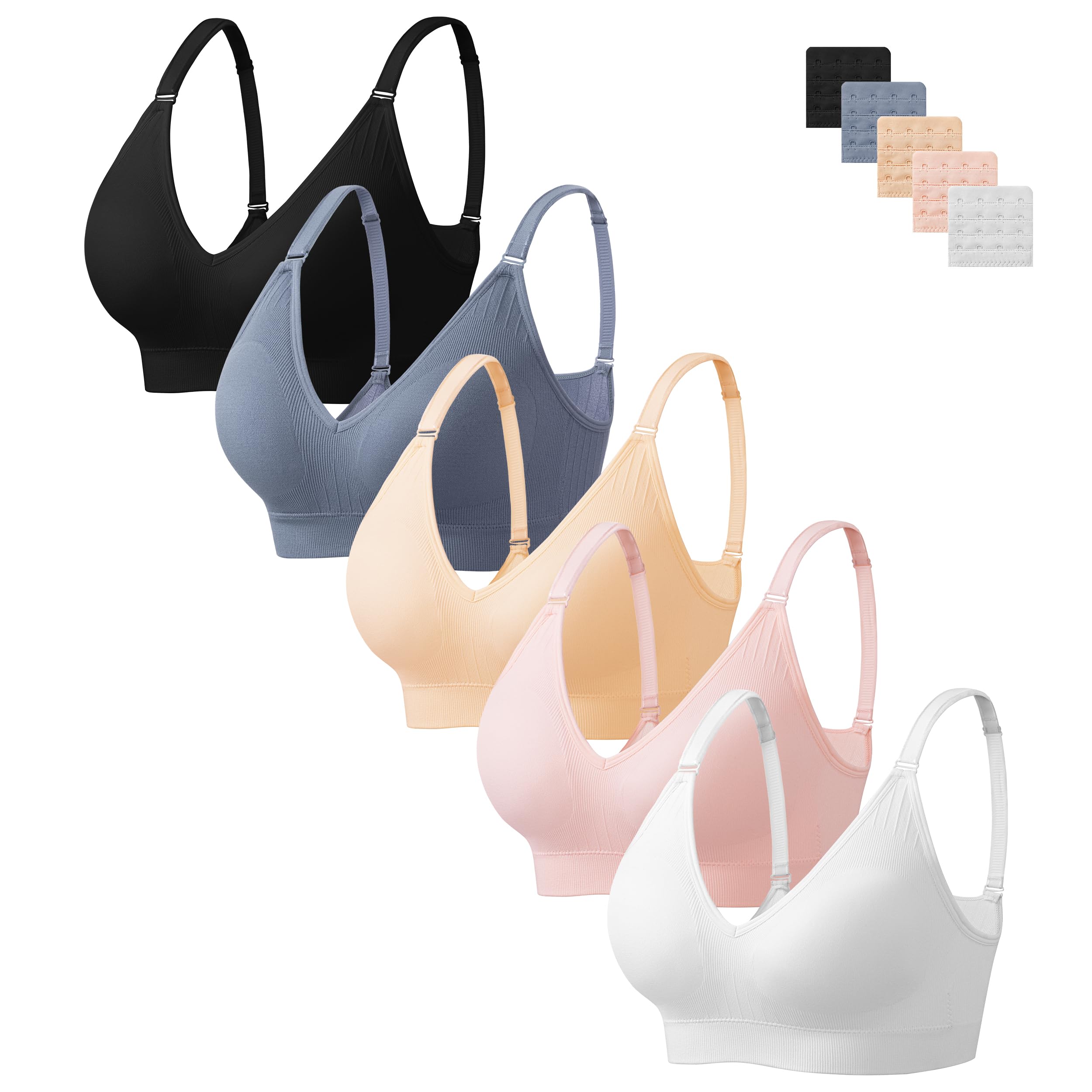 HBselect Bras for Women No Underwire Wireless Cami Tank Top Sports Bras