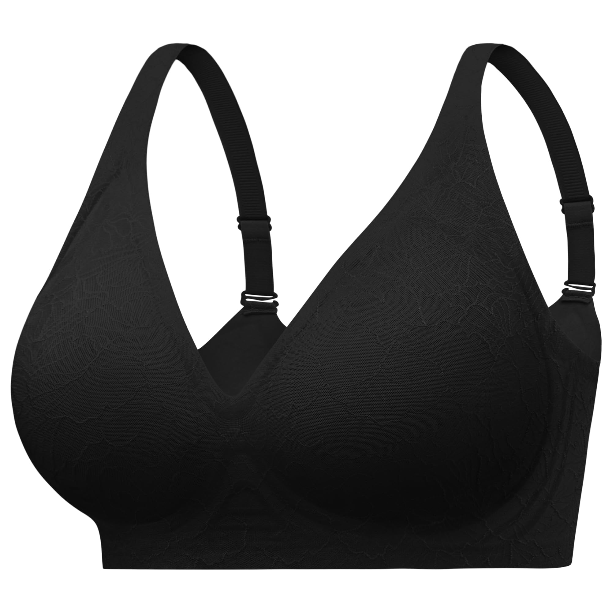 HBselect Jelly Bras for Women Wireless Seamless Comfort Full Coverage Bra
