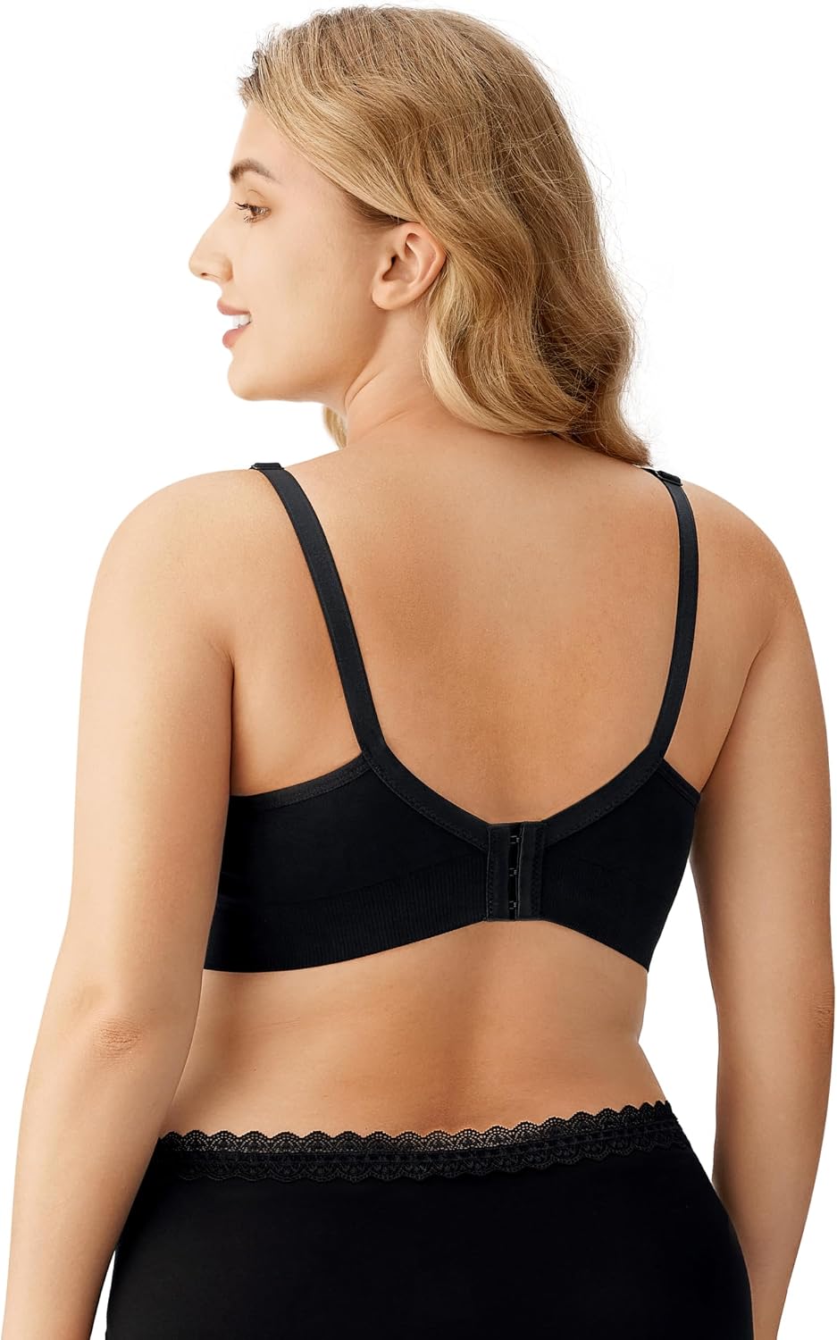 HBselect Women Maternity Bras 5 Pack Nursing Bras for Breastfeeding