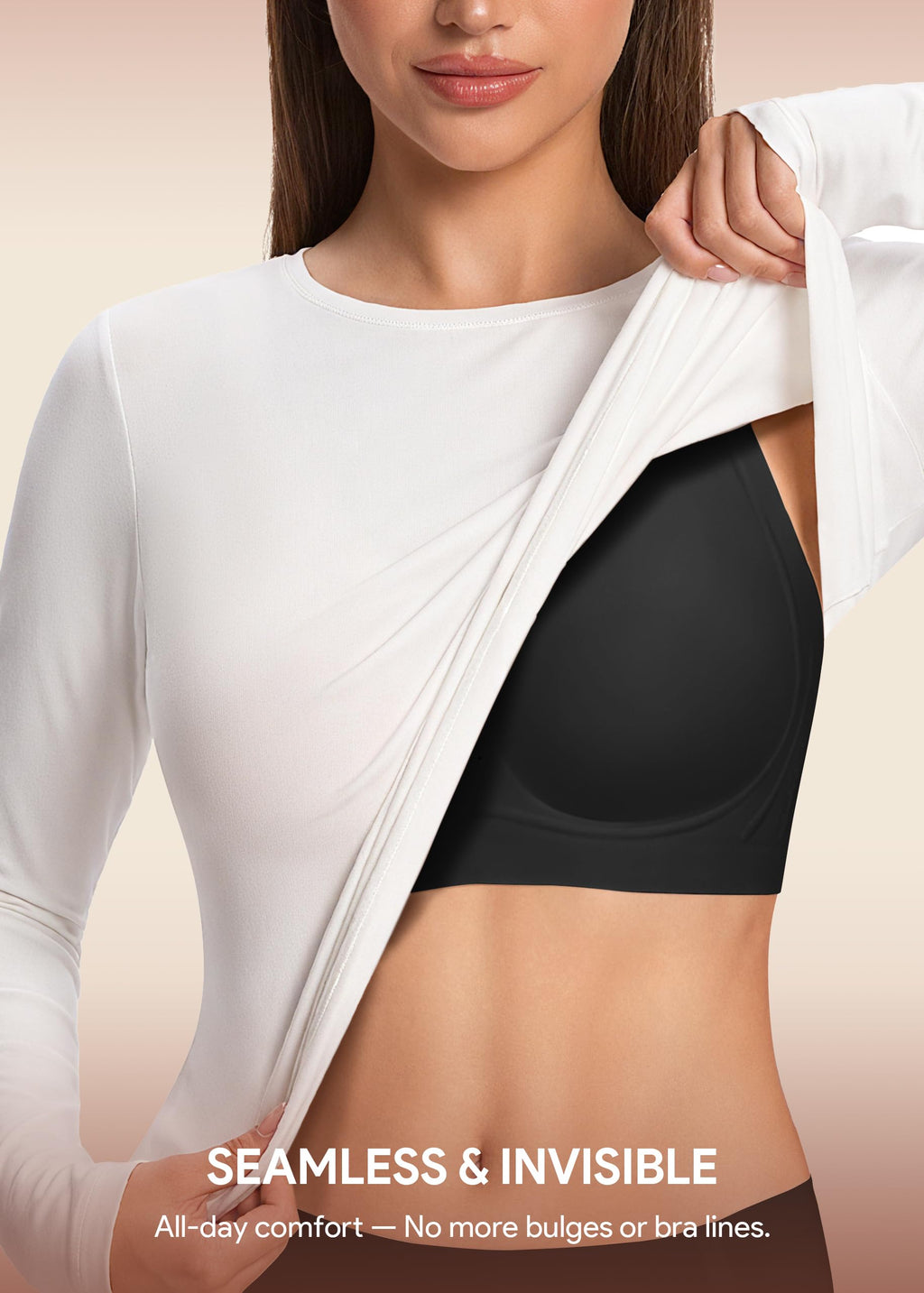 HBselect Jelly Bras for Women Wireless Seamless Comfort Full Coverage Bra