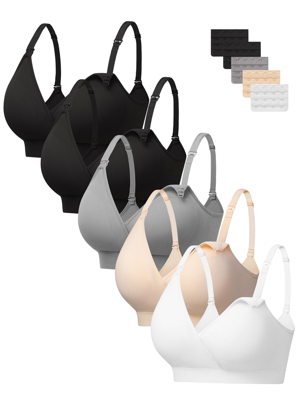HBselect Nursing Bras for Breastfeeding, Seamless Maternity Bra Wireless