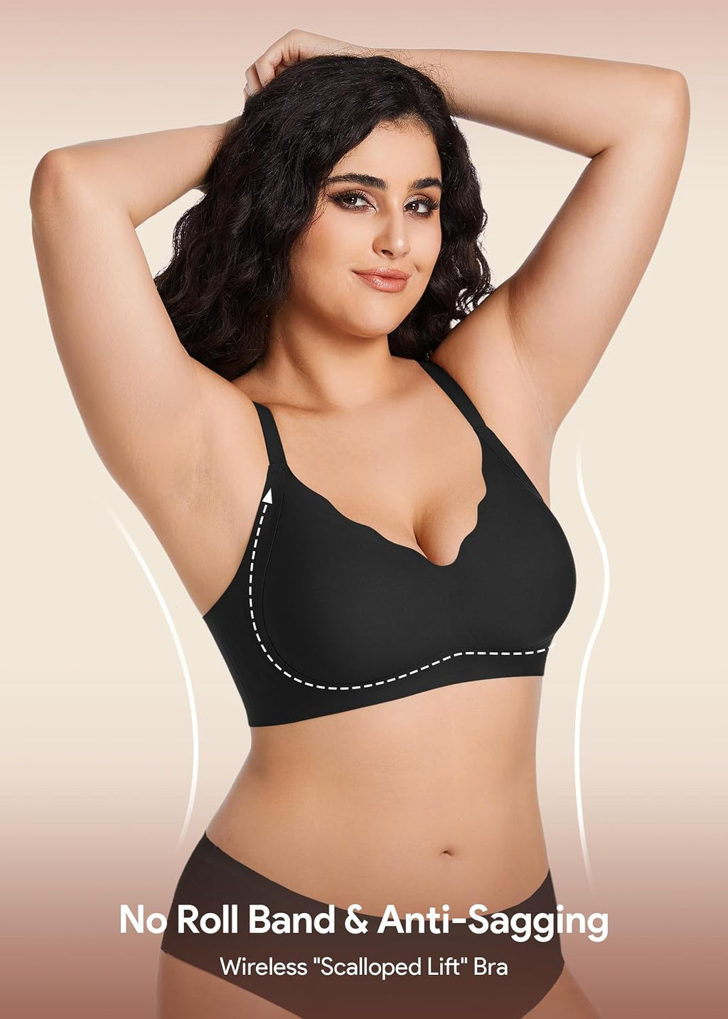 HBselect Jelly Bras for Women Seamless Wireless Full Coverage Tshirt Bras