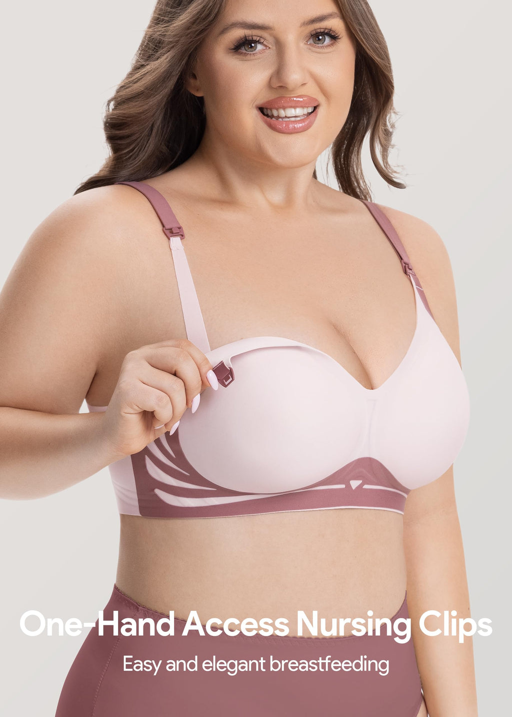 HBselect Nursing Bras for Breastfeeding 3 Pack Women Maternity Jelly Bras