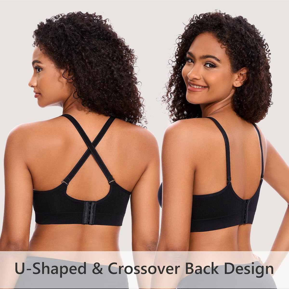 HBselect Nursing Bras for Breastfeeding 5Pack Women Maternity Bras