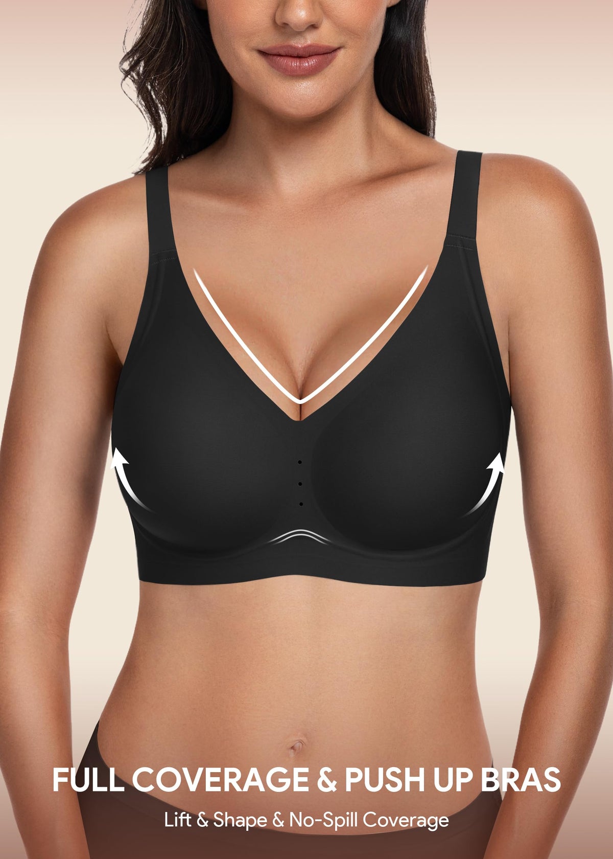 HBselect Jelly Bras for Women Wireless Seamless Comfort Full Coverage Bra