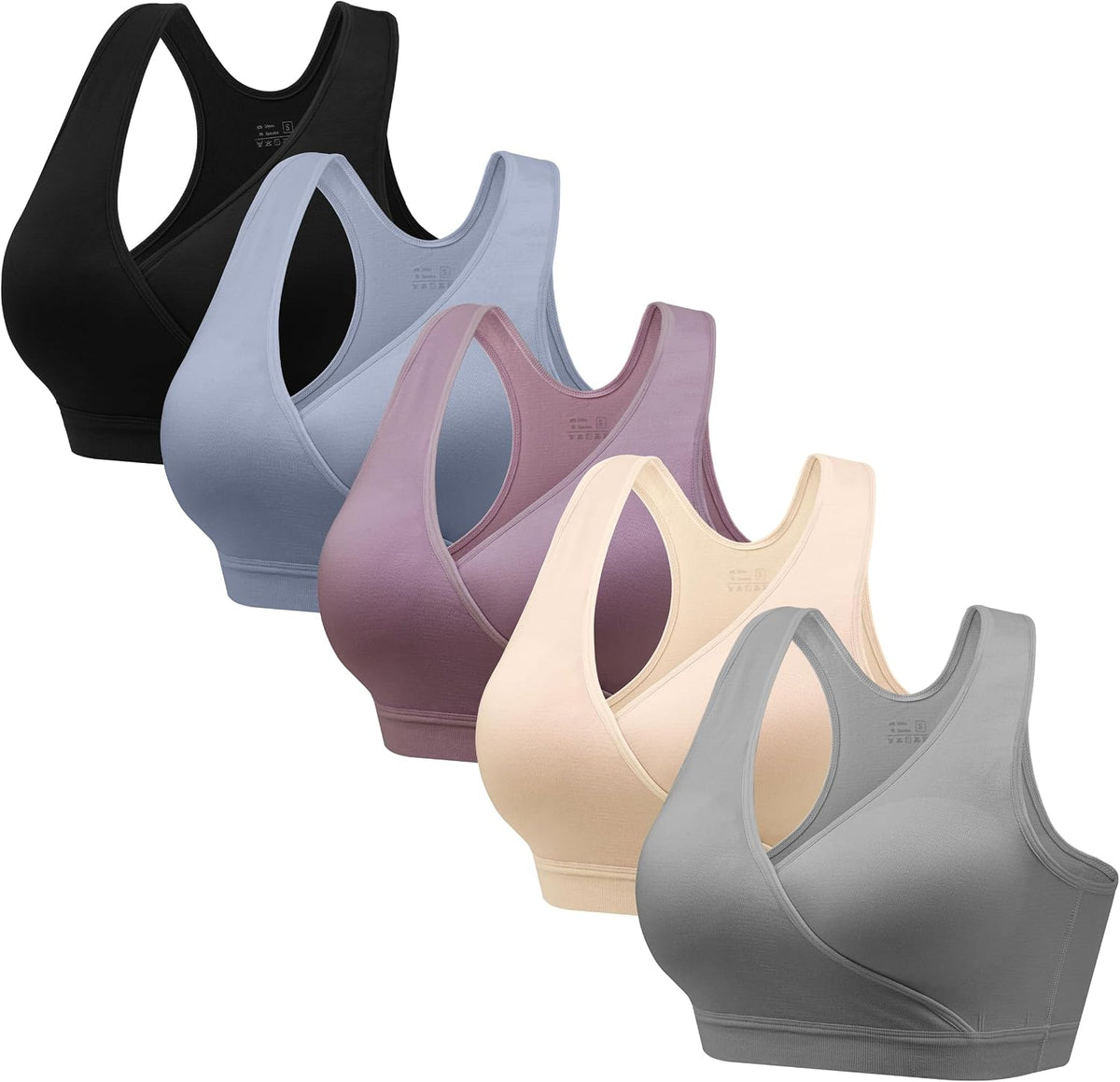 HBselect Maternity Nursing Sleep Bra for Breastfeeding Wireless Bralette