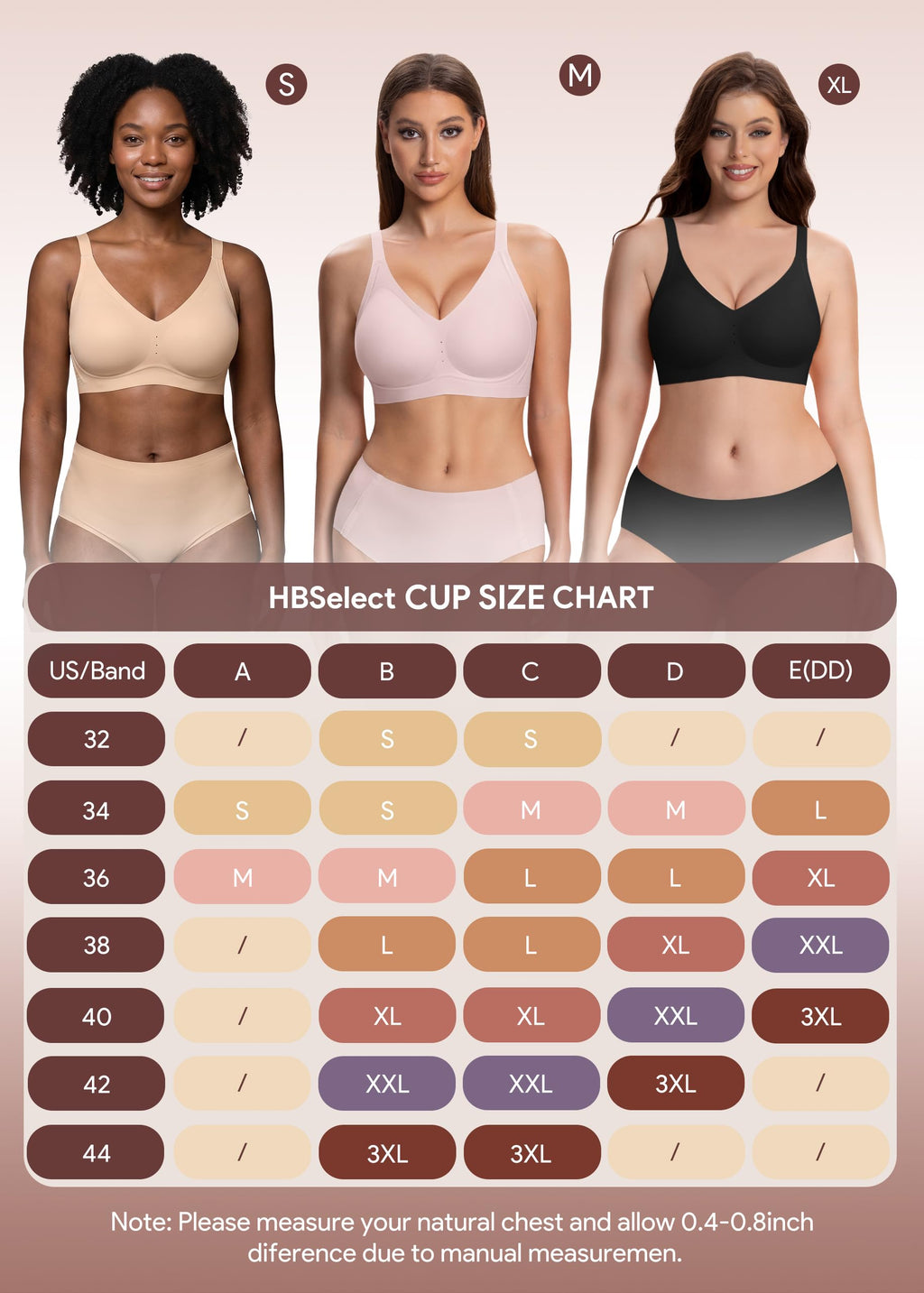 HBselect Jelly Bras for Women Wireless Seamless Comfort Full Coverage Bra