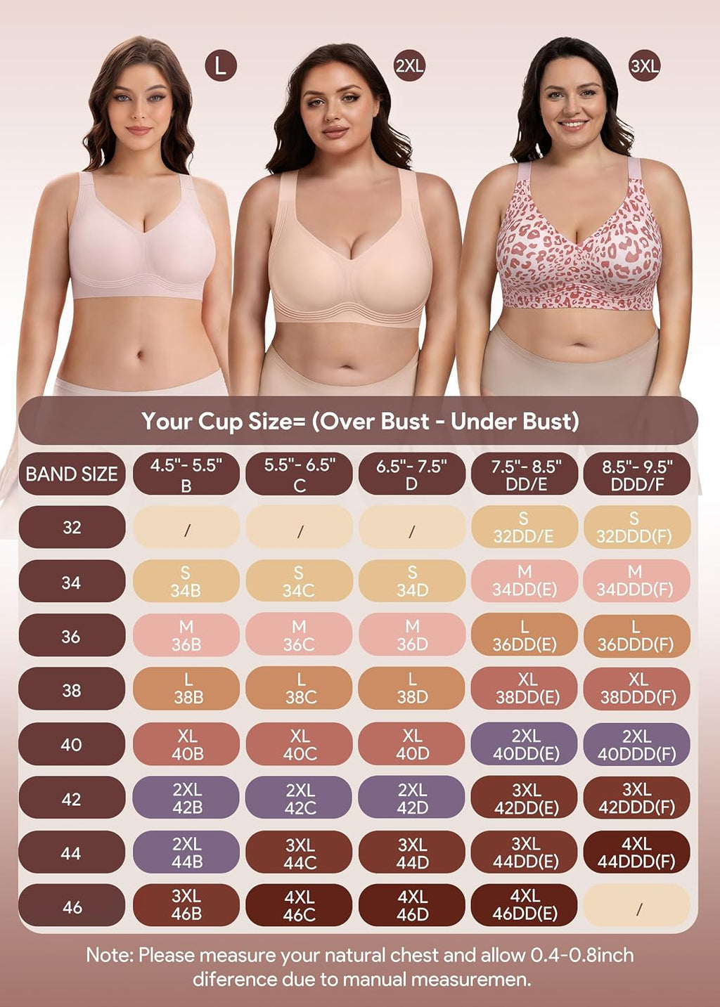 HBselect Jelly Bras for Women No Underwire Plus Size Wireless Seamless Bras